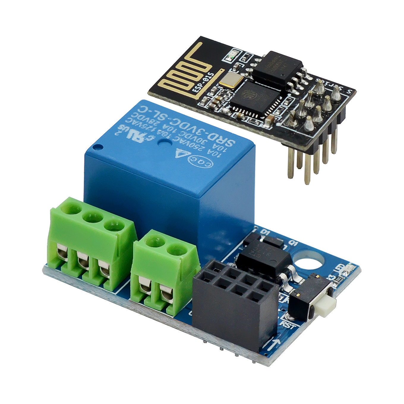 Keys Diy Home Automation Kit With Esp32 - ESP-01S Modulo Relè WiFi 5V 10A
