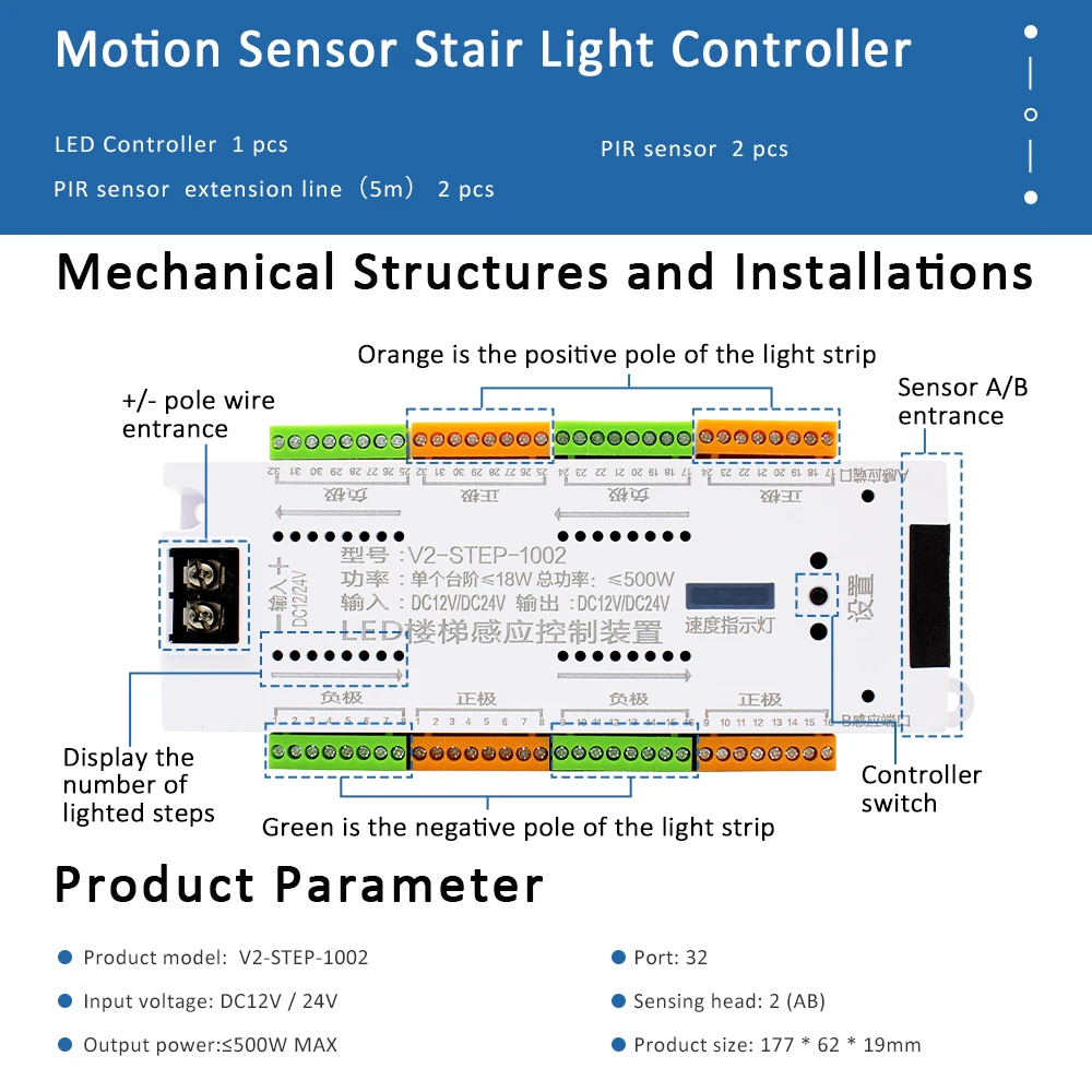 Controller sensore di moviment - Motion Sensor Pir Wired recensione e prezzo