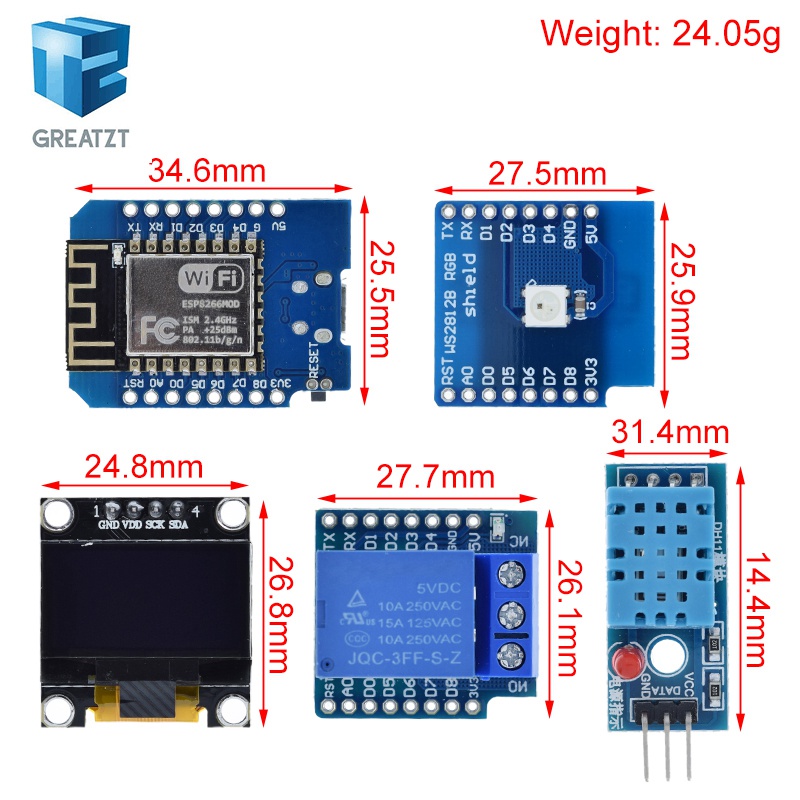 WeMos D1 Mini ESP8266 ESP-12F  - Esp8266 Nodemcu Board recensione e prezzo