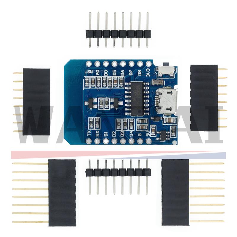 WeMos D1 Mini Pro V3.0.0 byte  - Esp8266 Nodemcu Board recensione e prezzo