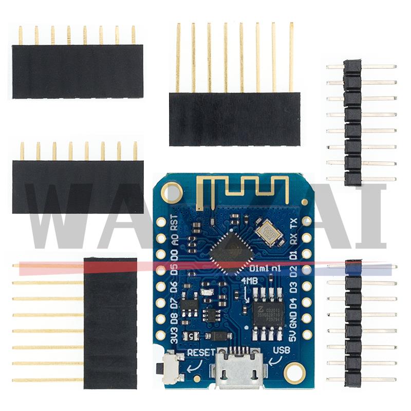WeMos D1 Mini Pro V3.0.0 byte  - Esp8266 Nodemcu Board recensione e prezzo