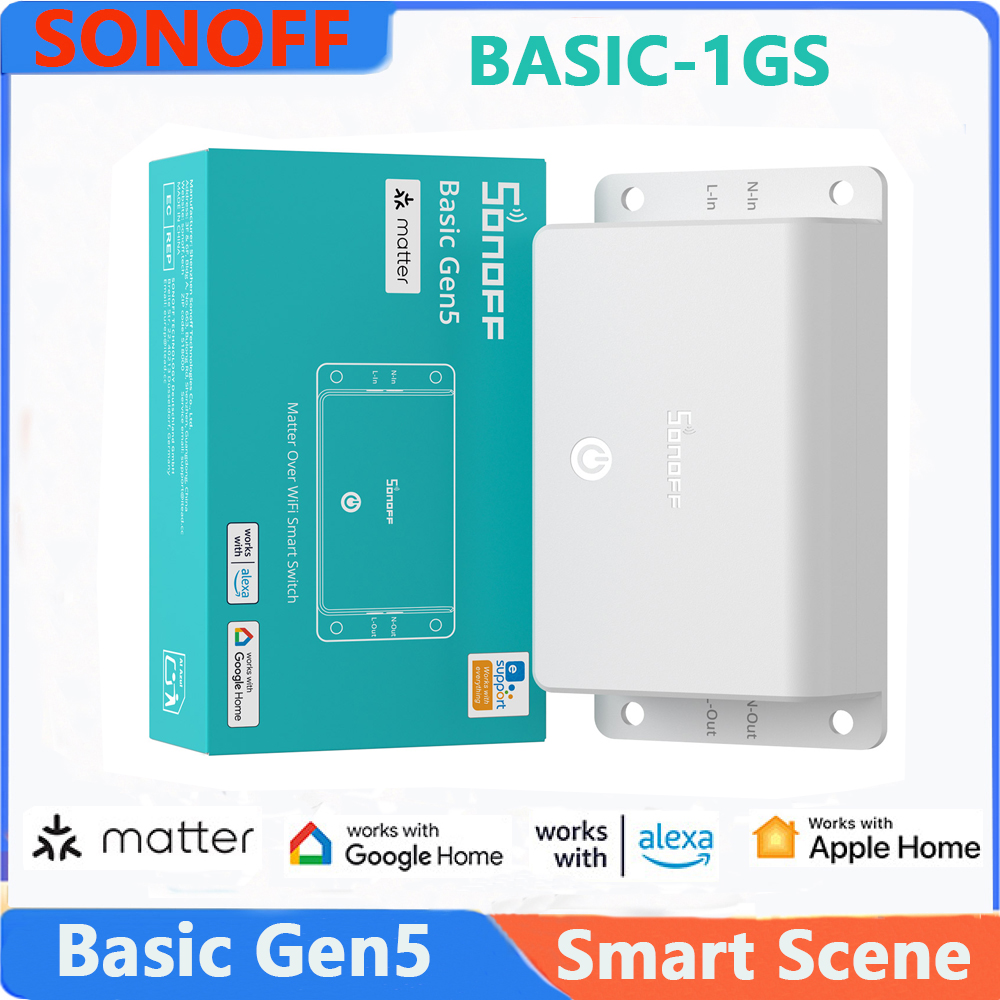 SONOFF Basic Gen5 (BASIC-1GS)  - Sonoff Basic Switch recensione e prezzo