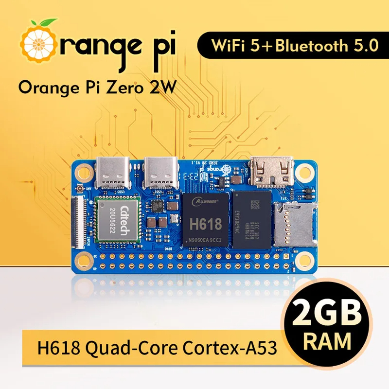 Orange Pi Zero 2 W 2 GB RAM DD - Pi Zero W Board recensione e prezzo