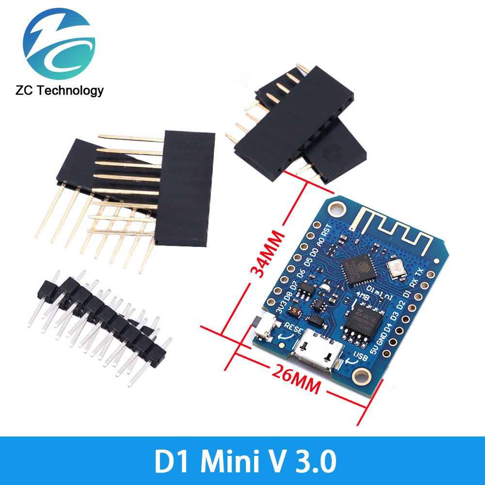 D1 Mini ESP8266 ESP-12F CH340G - Esp8266 Nodemcu Board recensione e prezzo