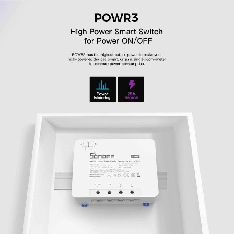 SONOFF POW POWR3/Powr316/POWR3 - Sonoff Basic Switch recensione e prezzo