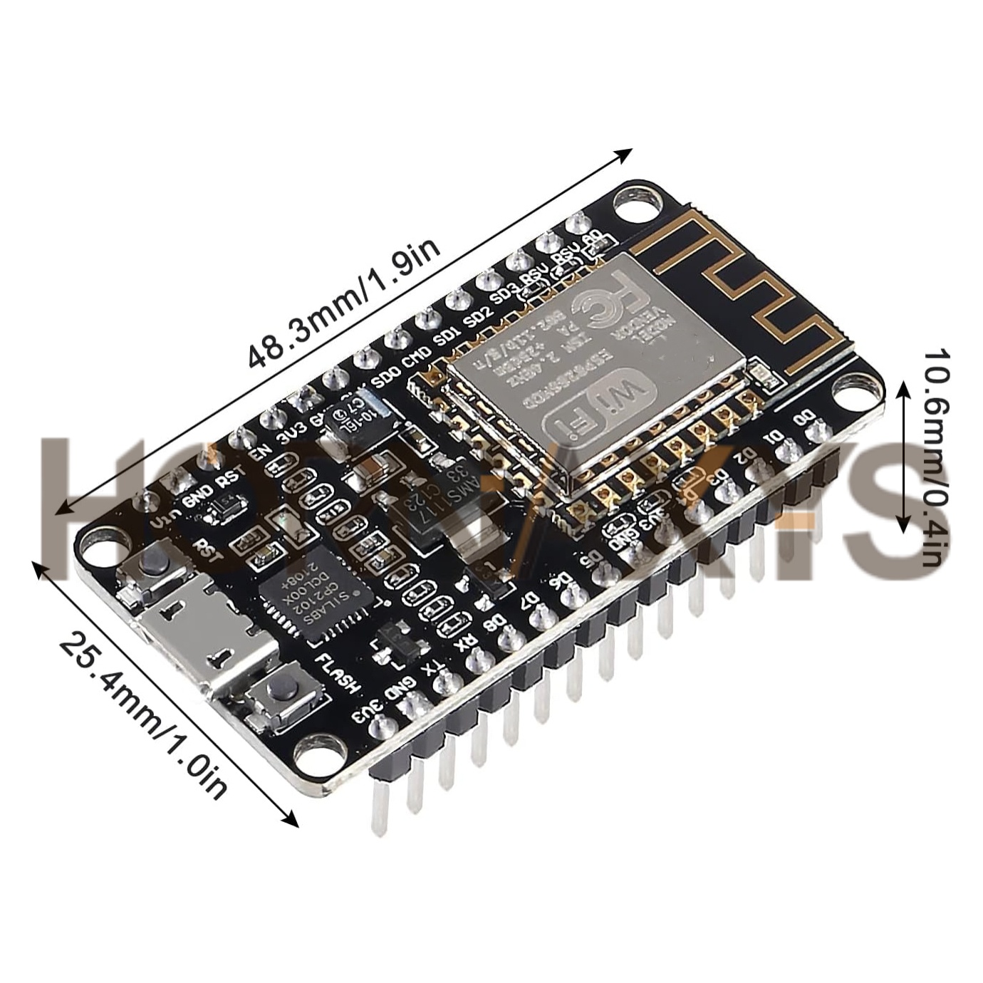 1-10PCS/Modulo Wireless CP2102 - Esp8266 Nodemcu Board recensione e prezzo