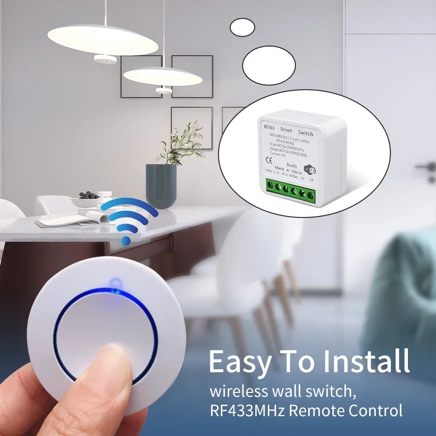 Tuya WiFi Smart Switch 16A RF4 - Sonoff Basic Switch recensione e prezzo