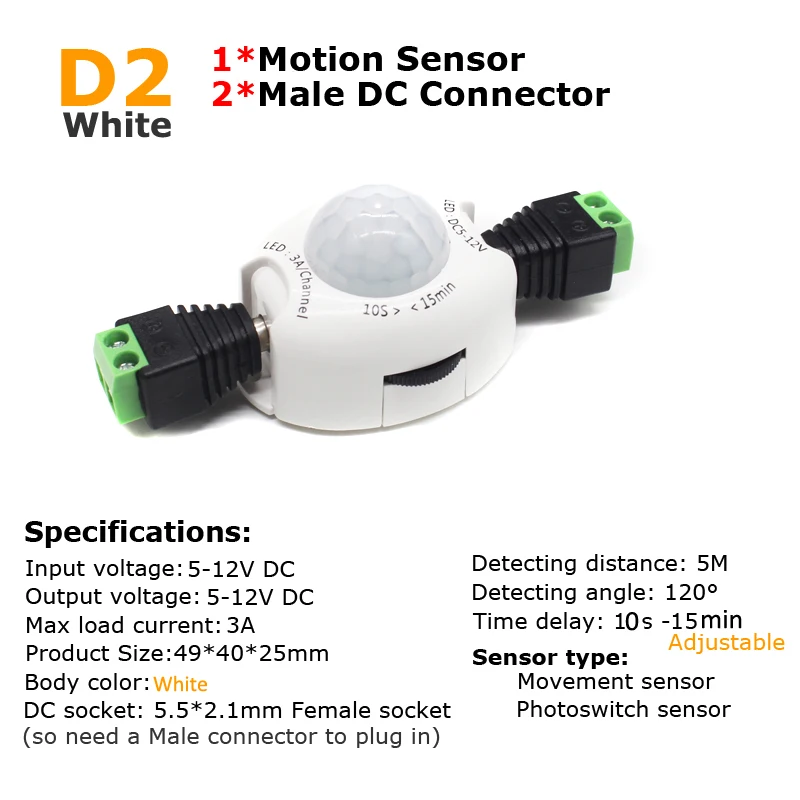 Interruttore del sensore di mo - Motion Sensor Pir Wired recensione e prezzo