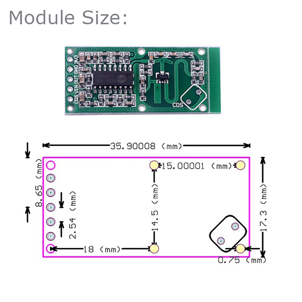 5PCS RCWL-0516 Sensore di rile - Esp8266 Nodemcu Board recensione e prezzo